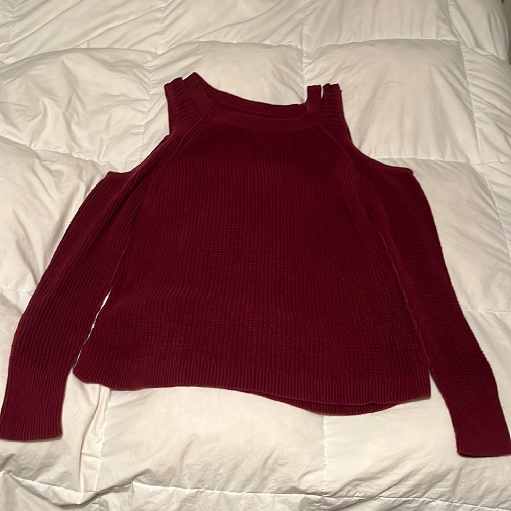 Cold Shoulder Sweater